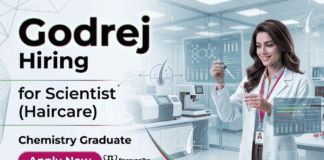 Scientist Jobs at Godrej Careers | Chemistry Jobs | Apply Now Godrej Careers hiring for Scientist Jobs in Chemistry Jobs role