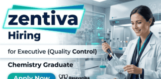 zentiva hiring for Quality Control Jobs in Chemistry Jobs role
