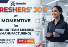 Chemistry jobs for freshers Momentive Careers Chemical Industry Jobs Junior Team Member Manufacturing Chennai