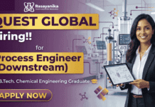 Chemical Engineering Jobs Process Engineer Jobs Quest Global Careers Bengaluru refinery petrochemical engineering role