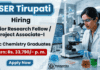 Research jobs IISER Tirupati recruitment Government research jobs chemistry project role India
