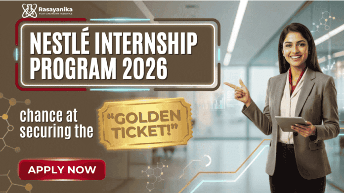 Nesternship Nestlé Internship Program Chemistry Internship opportunity