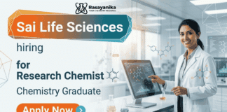 Medicinal Chemistry Jobs Research Chemist Jobs Chemistry Jobs in Hyderabad