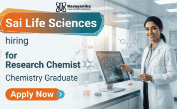 Medicinal Chemistry Jobs at Sai Life Sciences | Research Chemist Jobs in Hyderabad Medicinal Chemistry Jobs Research Chemist Jobs Chemistry Jobs in Hyderabad