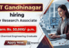 Research Associate Jobs IIT Gandhinagar Recruitment Chemistry Research
