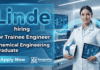 Chemical Engineering Jobs Linde Careers Trainee Engineer Job plant operations