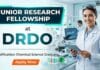 Junior Research Fellowship at DRDO | MSc Chemistry Graduates Apply Now