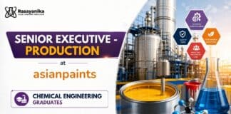 Chemical Engineering Job at Asian Paints | Production Executive Role