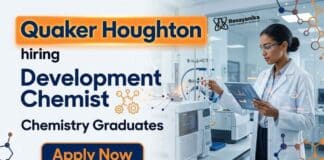 Quaker Houghton Hiring Development Chemists for Industrial Chemistry Jobs