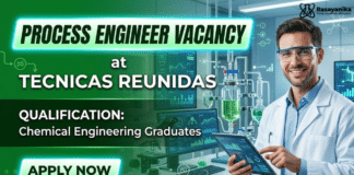 Chemical Engineering Jobs at Tecnicas Reunidas | Process Engineer Leader Role Process Engineer at Tecnicas Reunidas | Chemical Engineering Jobs Chennai