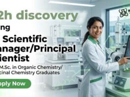 o2h discovery Hiring Principal Scientists for Organic Chemistry Jobs