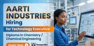 Aarti Industries Hiring for Chemical Engineering Jobs | Executive Jobs Apply Now