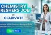 MSc Chemistry Freshers Job at Clarivate | STEM Content Analyst
