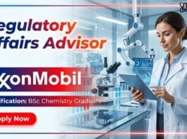BSc Chemistry Job at ExxonMobil | Regulatory Affairs Role