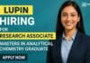 Research Associate Job at Lupin | Analytical Chemistry Jobs | Apply Now Research Associate job at Lupin for Analytical Chemistry Jobs in Pune