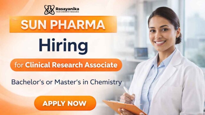 Sun Pharma Careers Hiring Clinical Research Associate in Mumbai Sun Pharma Careers Hiring Clinical Research Associate in Mumbai