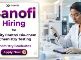 Quality Control Jobs at Sanofi Career for Chemistry Jobs in Goa
