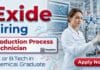 Chemical Engineering Jobs at Exide Careers | Apply Now Exide Careers announces Chemical Engineering Jobs for Production Process Technician roles in Bangalore.