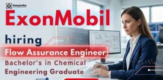 ExxonMobil Careers announces Chemical Engineering Jobs for Flow Assurance Engineer professionals in Bangalore.