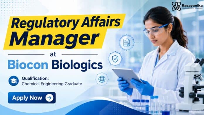 Chemical Engineering Job at Biocon Biologics Chemical Engineering Job at Biocon Biologics