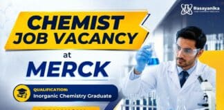 Chemist Job at Merck | MSc Chemistry Graduates Apply Now