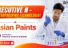 MSc Chemistry Job at Asian Paints | Executive Job in Waterproofing Technologist