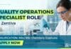 Quality Specialist Job at Zentiva for Chemical Science Graduates
