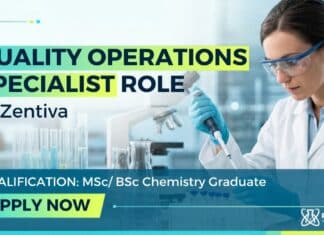 Quality Specialist Job at Zentiva | Chemical Science Career Quality Specialist Job at Zentiva for Chemical Science Graduates
