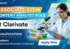 MSc Chemistry Freshers Jobs at Clarivate | Content Analyst Role