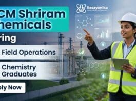 BSc Chemistry Jobs at DCM Shriram Chemicals Bharuch Gujarat