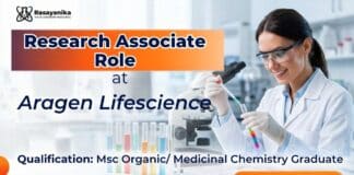 MSc Chemistry Job at Aragen | Research Associate Role