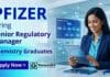 Regulatory Affairs Job Pfizer Careers chemistry Jobs senior pharma regulatory manager Delhi