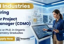 Organic Chemistry Jobs at PI Industries Careers | Apply Now PI Industries Hiring Project Manager (CDMO) | Organic Chemistry Jobs
