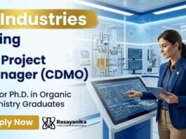 PI Industries Hiring Project Manager (CDMO) | Organic Chemistry Jobs