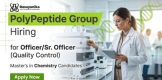 PolyPeptide Group Careers hiring for Quality Control jobs in analytical Chemistry jobs