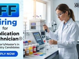 IFF Careers hiring for Chemistry jobs in Cosmetic chemistry jobs role