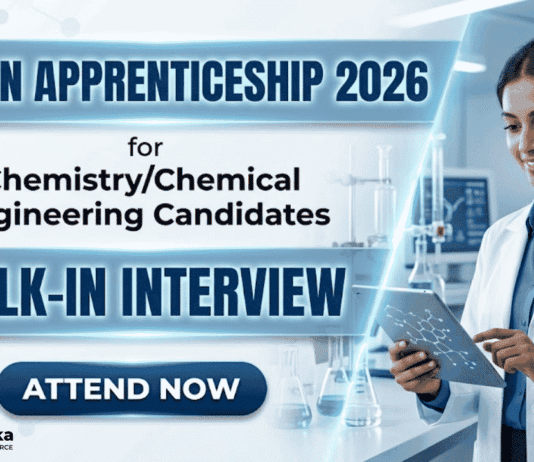 Biocon Apprenticeship for MSc Chemistry jobs for freshers under Biocon Careers