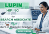 Research Associate Jobs at Lupin Careers for Chemistry Jobs