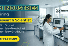 Research Scientist Jobs at PI Industries Careers for organic chemistry jobs