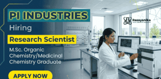 Research Scientist Jobs at PI Industries Careers for organic chemistry jobs