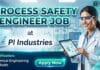 Chemical Engineering Job at PI Industries | Process Safety Engineer 