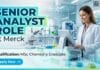 MSc Chemistry Job at Merck | Senior Analyst Role