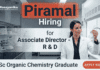 Organic Chemistry Jobs Piramal Careers Associate Jobs R&D pharma