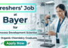 MSc Chemistry Freshers Job Bayer Careers R&D Jobs process development