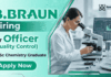 Quality Control Jobs at B.BRAUN Careers. Chemistry Jobs in pharma QC with strong growth, analytical exposure, and compliance experience.