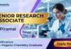 MSc Chemistry Job at Piramal | Senior Research Associate  Role 