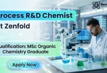 Process R&D Chemist Job at Zenfold | Organic Chemistry Job in Bangalore