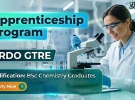 DRDO Apprenticeship Program for Chemistry Graduates