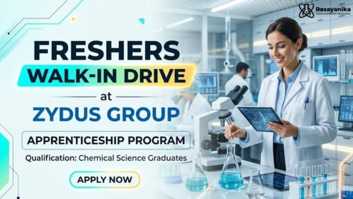 Apprenticeship Program at Zydus – Chemical Engineering Freshers Graduates Apply Now Apprenticeship Program at Zydus – Chemical Engineering Freshers Graduates Apply Now