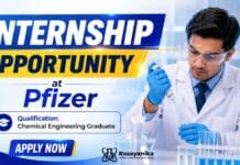 Pfizer Chemical Engineering Internship | Apply Now Chemical Engineering Internship at Pfizer | Apply Now